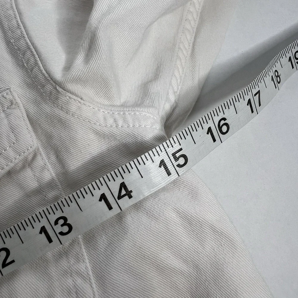 Gap 100% Cotton Button Down Long Sleeve White Canvas Kids Boys XS (4-5) Dress Up